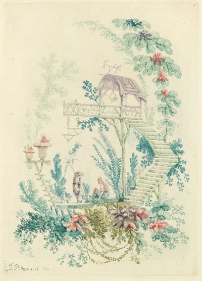 Ornamental Design from Nouvelle Suite de Cahiers Chinois à l